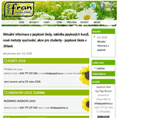 Tablet Screenshot of jazykyfran.cz